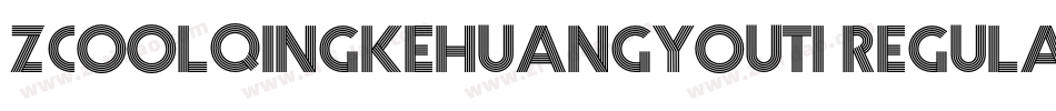 zcoolqingkehuangyouti Regular字体转换